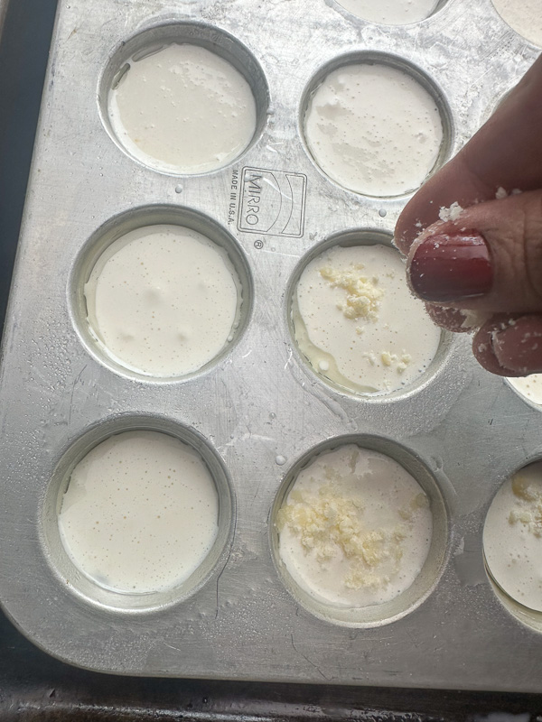 Brazilian Cheese Bread- made with mini muffin tins. Try this gluten free snack! Recipe on Shutterbean.com