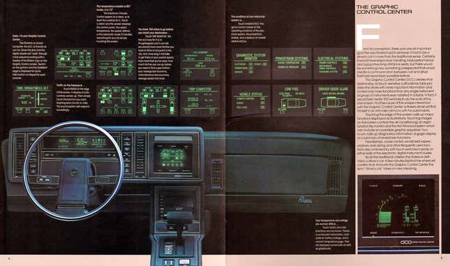 Image for article titled A Touchscreen Dash in the '80s? Buick Did It First