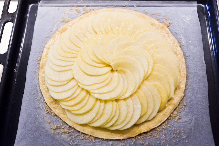 Caramelized Apple Tarte Fine