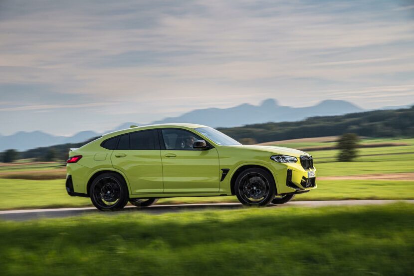 BMW X4 M in Sao Paulo Yellow