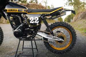 Yamaha XT500 vintage enduro restomod by Purpose Built Moto
