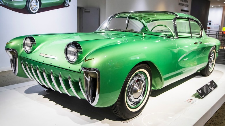 The 1955 Chevrolet Biscayne concept seen from the left side